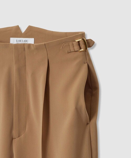 LOULOU WILLOUGHBY（ルルウィルビー）の「【LOULOU WILLOUGHBY】ハイバックテーパードパンツ（その他パンツ・レディース・キャメル/ブラック/オフホワイト・1/2）」の13枚目の写真