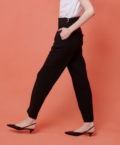 LOULOU WILLOUGHBY（ルルウィルビー）の「【LOULOU WILLOUGHBY】ハイバックテーパードパンツ（その他パンツ・レディース・キャメル/ブラック/オフホワイト・1/2）」の16枚目の写真