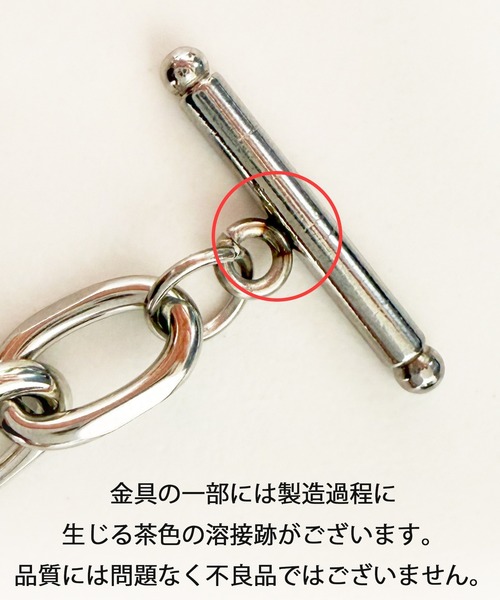Blanc de Blue（ブランドブルー）の「シンプルマンテルチェーンブレスレット（ブレスレット・メンズ・シルバー・MEDIUM/LARGE/SMALL）」の6枚目の写真