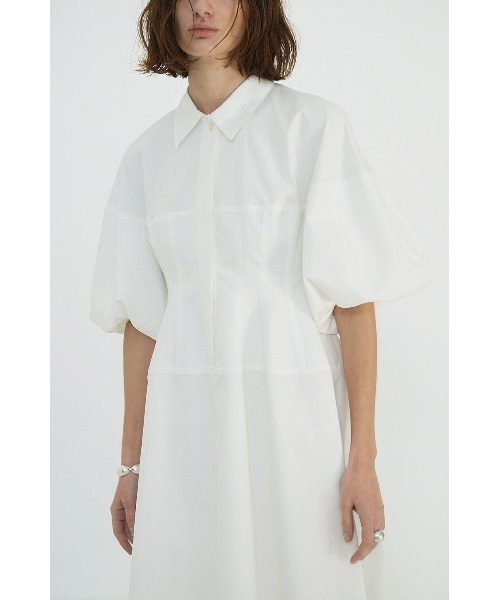 CLANE（クラネ）の「CLANE WAIST DESIGN VOLUME ONEPIECE 18112-5072
