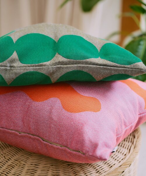 SAHIR（サヒール）の「【SAHIR サヒール】Jacquard cushion cover　ジャガードクッションカバー（クッション/クッションカバー・レディース・グリーン/ピンク・0）」の11枚目の写真