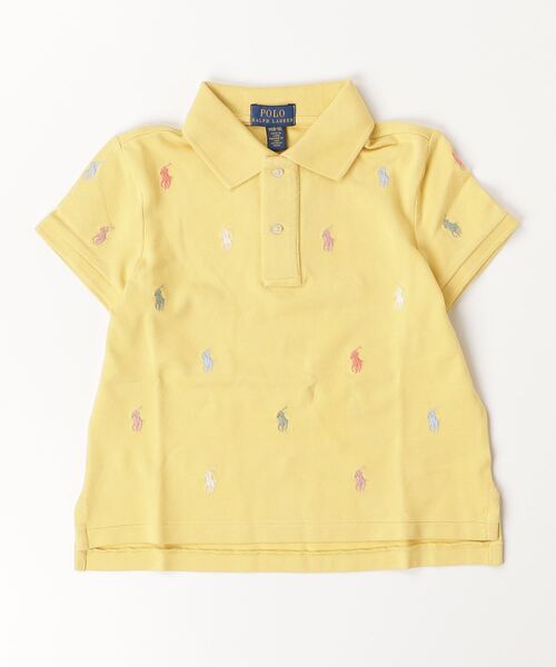POLO RALPH LAUREN CHILDRENSWEAR（ポロ ラルフ ローレン チルドレンズウェア）の「Polo ポニー ストレッチ メッシュ ボクシー ポロシャツ（ポロシャツ・キッズ・イエロー・XL/L/M）」の3枚目の写真