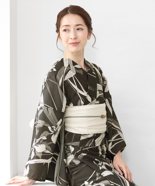 初心者でもプロの着姿”新二部式 セパレート浴衣3点セット（上衣・下衣