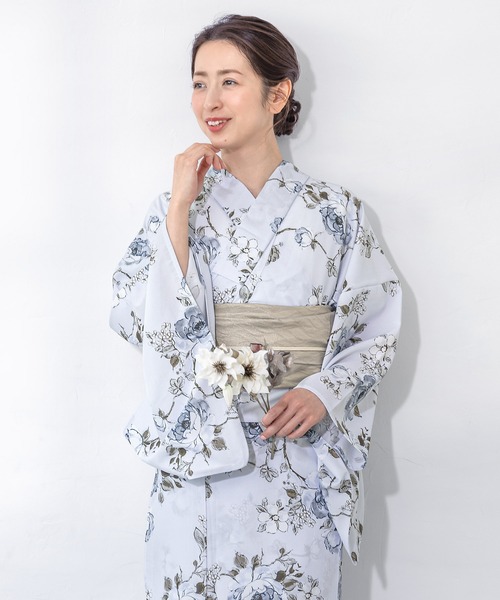 初心者でもプロの着姿”新二部式 セパレート浴衣3点セット（上衣・下衣