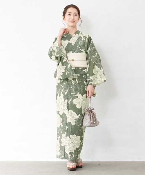 初心者でもプロの着姿”新二部式 セパレート浴衣3点セット（上衣