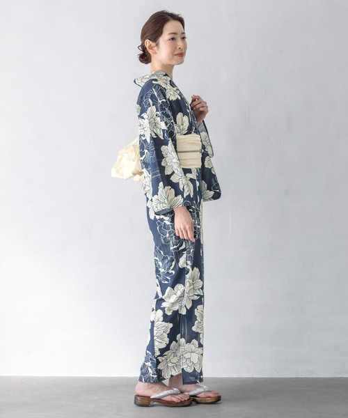 初心者でもプロの着姿”新二部式 セパレート浴衣3点セット（上衣