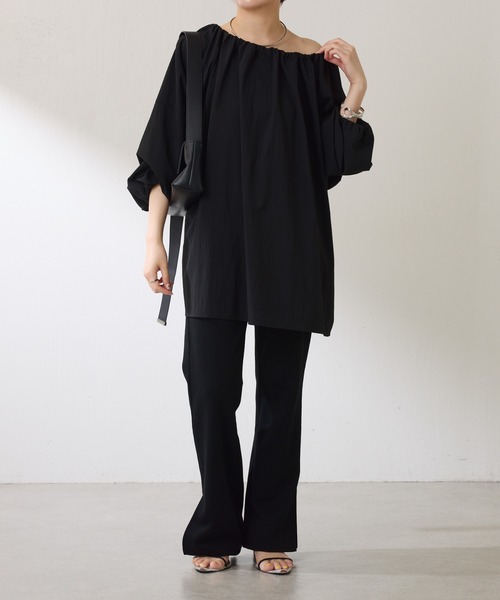 COLLAGE GALLARDA GALANTE 五分袖チュニック GALLARDAGALANTE｜ティアードチュニック | Rakuten Fashion(楽天