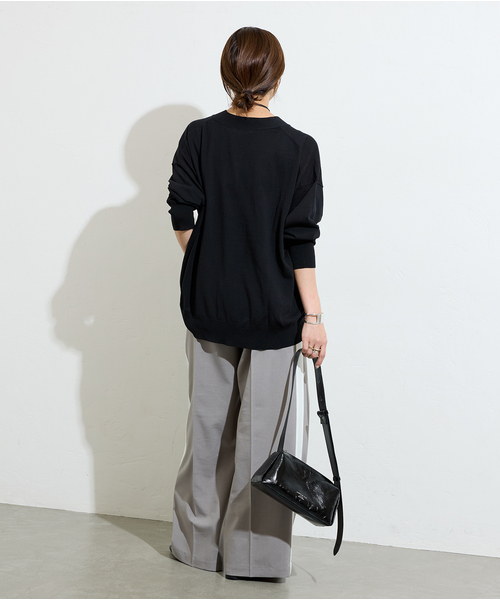 JOURNAL STANDARD（ジャーナルスタンダード）の「《追加3》【＆FUNCTION】 UVカーディガン（カーディガン/ボレロ・レディース・グレー/ブラック・FREE）」の8枚目の写真