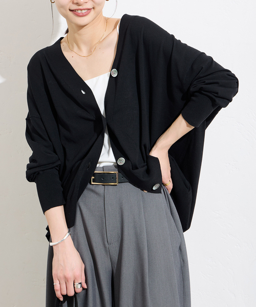 JOURNAL STANDARD（ジャーナルスタンダード）の「《追加3》【＆FUNCTION】 UVカーディガン（カーディガン/ボレロ・レディース・グレー/ブラック・FREE）」の17枚目の写真