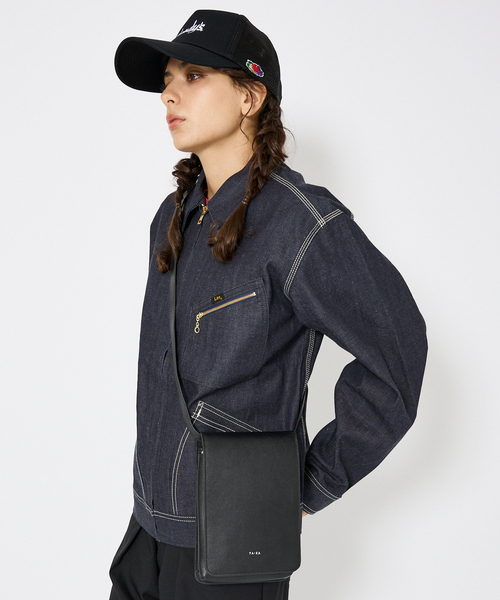 YArKA（ヤーカ）の「【YArKA/ヤーカ】 real leather box flap shoulder