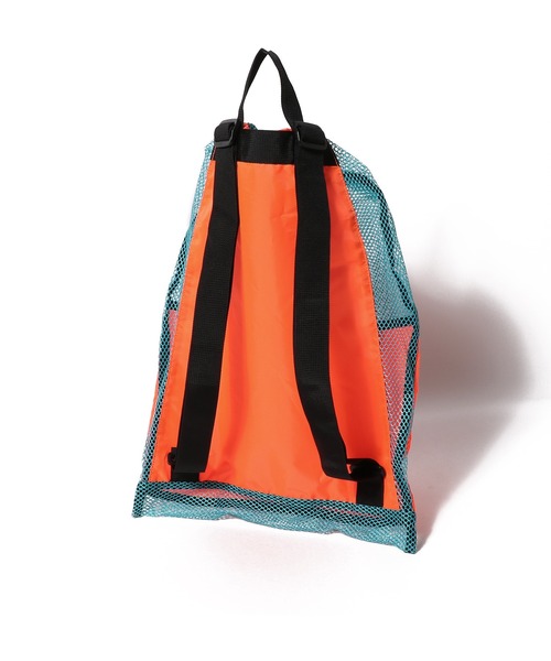 Speedo（スピード）の「SPEEDO / ポケッタブルメッシュバッグ（バックパック/リュック・レディース・オレンジ/パープル・FREE）」の7枚目の写真