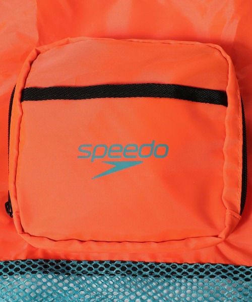Speedo（スピード）の「SPEEDO / ポケッタブルメッシュバッグ（バックパック/リュック・レディース・オレンジ/パープル・FREE）」の9枚目の写真