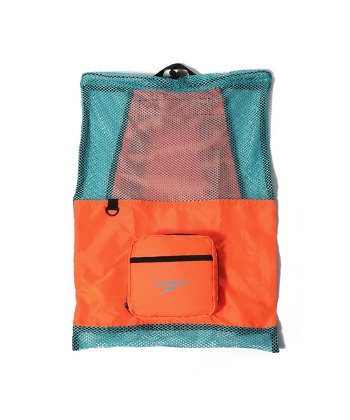 Speedo（スピード）の「SPEEDO / ポケッタブルメッシュバッグ（バックパック/リュック・レディース・オレンジ/パープル・FREE）」の11枚目の写真