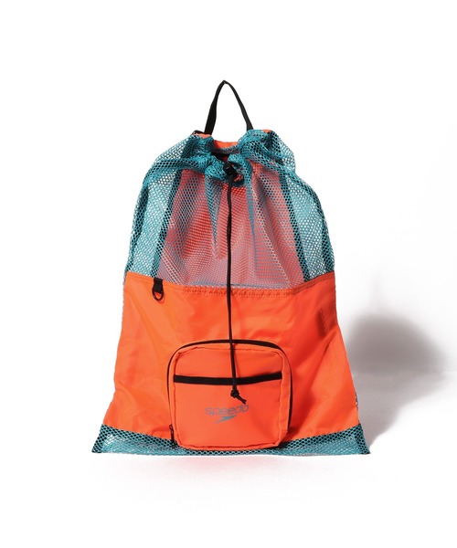 Speedo（スピード）の「SPEEDO / ポケッタブルメッシュバッグ（バックパック/リュック・レディース・オレンジ/パープル・FREE）」の5枚目の写真