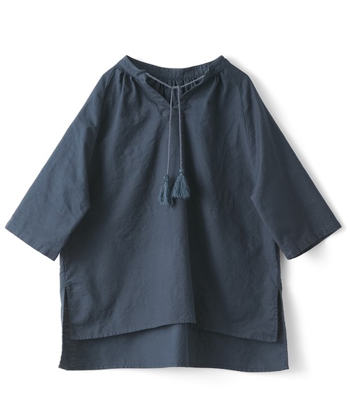 and myera(アンド マイラ)の「and myera タッセルブラウス(シャツ/ブラウス・レディース・ネイビー/グリーン/レッド・M/L/S)」の10枚目の写真