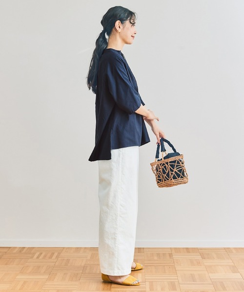 and myera(アンド マイラ)の「and myera タッセルブラウス(シャツ/ブラウス・レディース・ネイビー/グリーン/レッド・M/L/S)」の20枚目の写真