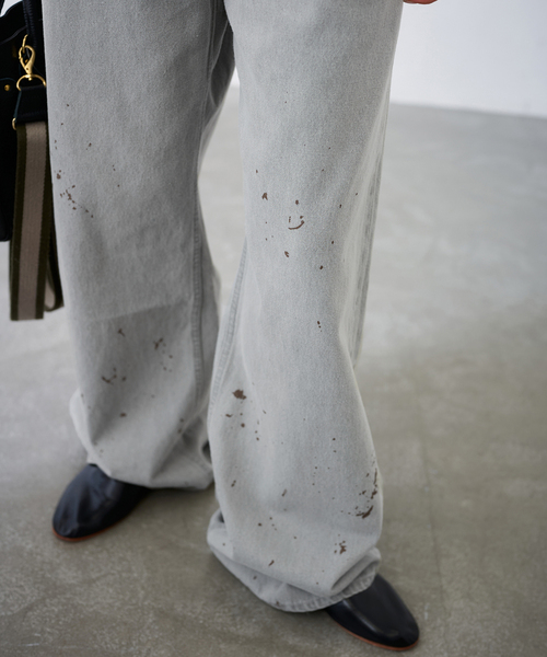 PAYDAY /ペイデイ サスペンダー付きペイント加工デニム（デニムパンツ