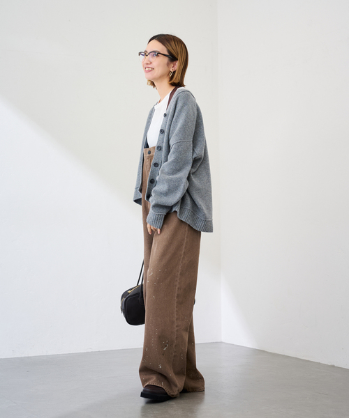 PAYDAY /ペイデイ サスペンダー付きペイント加工デニム（デニムパンツ