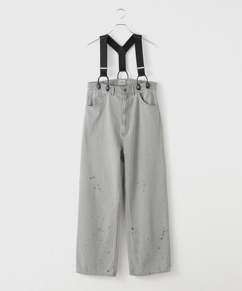 セール】PAYDAY /ペイデイ サスペンダー付きペイント加工デニム