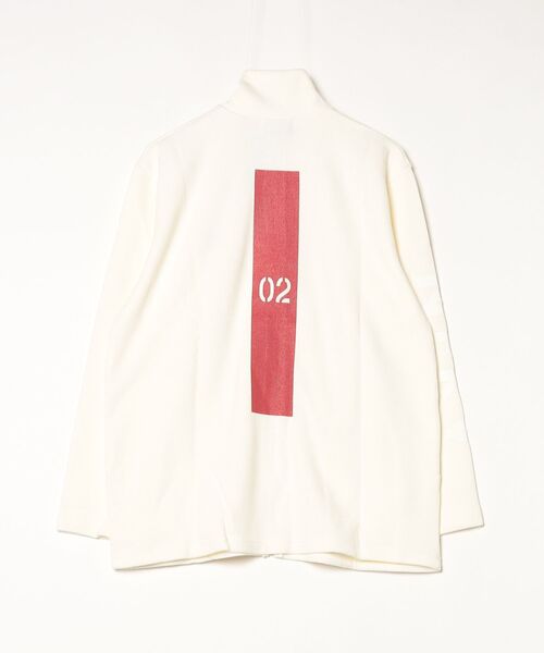 RADIO EVA（ラヂオエヴァ）の「RADIO EVA A277 EVANGELION Numbering Drivers Rib Knit Jacket（ブルゾン・メンズ・ホワイト/ブラック/グレー・LARGE/SMALL）」の14枚目の写真