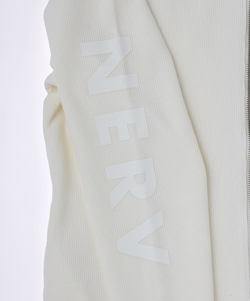 RADIO EVA（ラヂオエヴァ）の「RADIO EVA A277 EVANGELION Numbering Drivers Rib Knit Jacket（ブルゾン・メンズ・ホワイト/ブラック/グレー・LARGE/SMALL）」の9枚目の写真