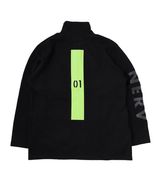 RADIO EVA（ラヂオエヴァ）の「RADIO EVA A277 EVANGELION Numbering Drivers Rib Knit Jacket（ブルゾン・メンズ・ホワイト/ブラック/グレー・LARGE/SMALL）」の4枚目の写真