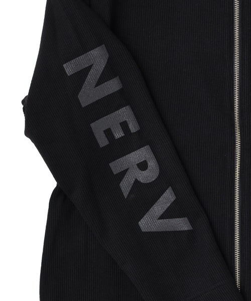 RADIO EVA（ラヂオエヴァ）の「RADIO EVA A277 EVANGELION Numbering Drivers Rib Knit Jacket（ブルゾン・メンズ・ホワイト/ブラック/グレー・LARGE/SMALL）」の5枚目の写真