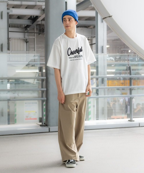 LAKOLE（ラコレ）の「ダブルニーワイドパンツ / 572112（その他パンツ・メンズ・ベージュ/ブラック・LARGE/MEDIUM）」の21枚目の写真