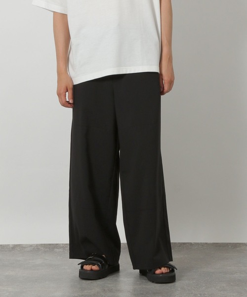 LAKOLE（ラコレ）の「ダブルニーワイドパンツ / 572112（その他パンツ・メンズ・ベージュ/ブラック・LARGE/MEDIUM）」の18枚目の写真