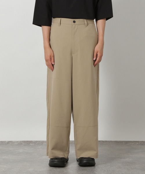 LAKOLE（ラコレ）の「ダブルニーワイドパンツ / 572112（その他パンツ・メンズ・ベージュ/ブラック・LARGE/MEDIUM）」の12枚目の写真