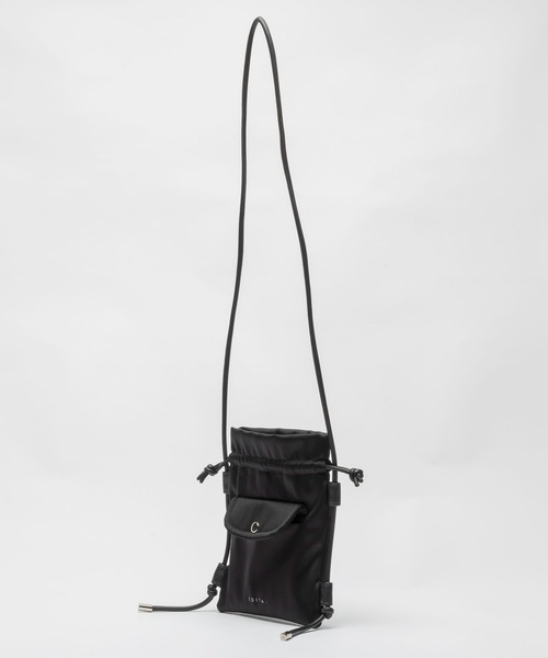 EDITA.(エディータ)の「Round pocket shoulder bag 男女兼用 / ショルダーバッグ(ショルダーバッグ・レディース・ブラック/グレー・FREE)」の16枚目の写真