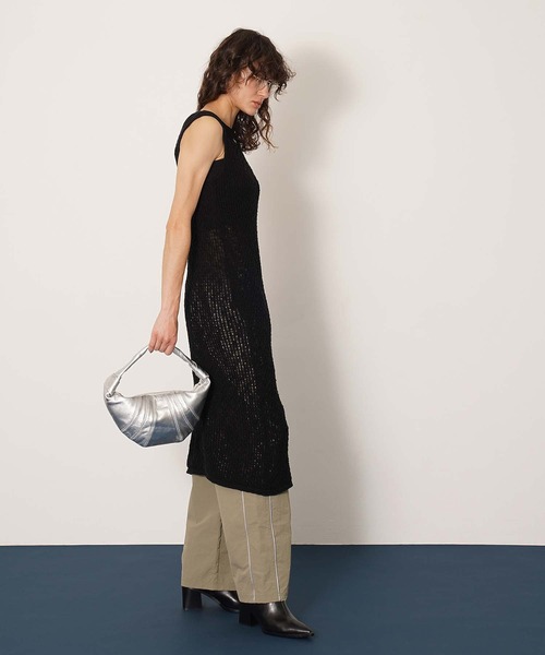 DISPATCHER NO.8（ディスパッチャーナンバーエイト）の「2WAYニットタンクワンピース（ワンピース・レディース・ダークグレー/ブラック/オフホワイト・ONE SIZE）」の7枚目の写真