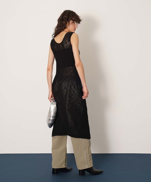 DISPATCHER NO.8（ディスパッチャーナンバーエイト）の「2WAYニットタンクワンピース（ワンピース・レディース・ダークグレー/ブラック/オフホワイト・ONE SIZE）」の8枚目の写真