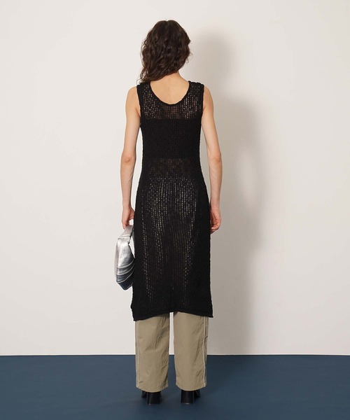 DISPATCHER NO.8（ディスパッチャーナンバーエイト）の「2WAYニットタンクワンピース（ワンピース・レディース・ダークグレー/ブラック/オフホワイト・ONE SIZE）」の12枚目の写真