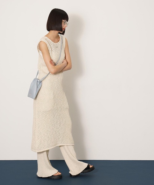 DISPATCHER NO.8（ディスパッチャーナンバーエイト）の「2WAYニットタンクワンピース（ワンピース・レディース・ダークグレー/ブラック/オフホワイト・ONE SIZE）」の14枚目の写真