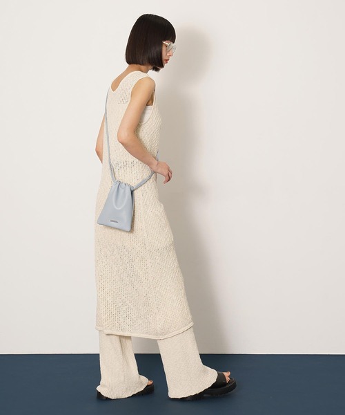 DISPATCHER NO.8（ディスパッチャーナンバーエイト）の「2WAYニットタンクワンピース（ワンピース・レディース・ダークグレー/ブラック/オフホワイト・ONE SIZE）」の15枚目の写真