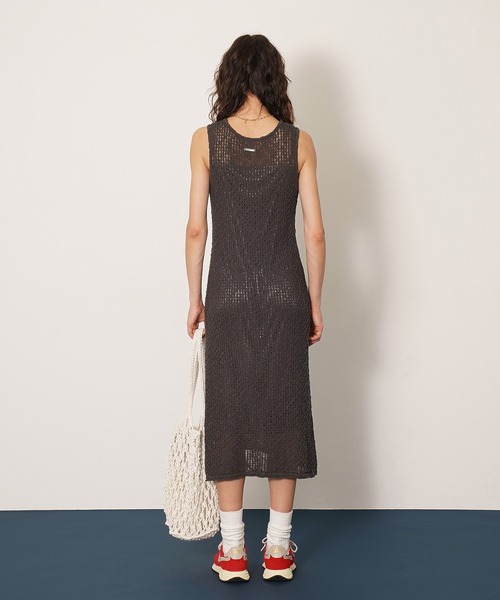 DESCENTE ♡ワンピース Vert サイレントフラワースカラップ刺繍ワンピース(前開き