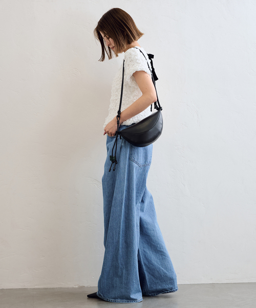 U by SPICK&SPAN（ユーバイスピックアンドスパン）の「《追加》popcorn ribon ブラウス（シャツ/ブラウス・レディース・ホワイト/ピンク/ブルー・FREE）」の10枚目の写真