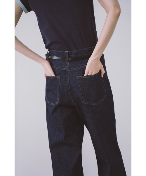 duei(デュイ)の「ハイウエストワイドデニムパンツ(デニムパンツ・レディース・インディゴブルー・マルチサイズ)」の9枚目の写真