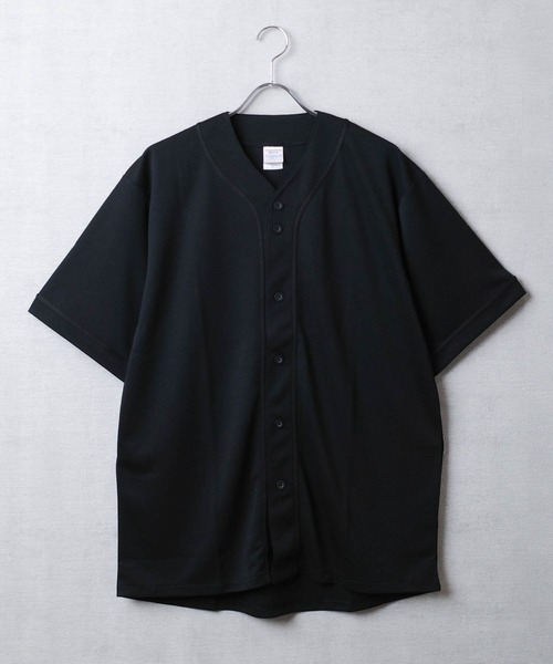 United Athle（ユナイテッドアスレ）の「【CB1】【United Athle】4.1オンス ドライアスレチック ベースボールシャツ 5982-01（シャツ/ブラウス・メンズ・グリーン系その他/ブラック×ホワイト/ホワイト×ブラック/ブラック×ブラック・X-LARGE/LARGE）」の3枚目の写真