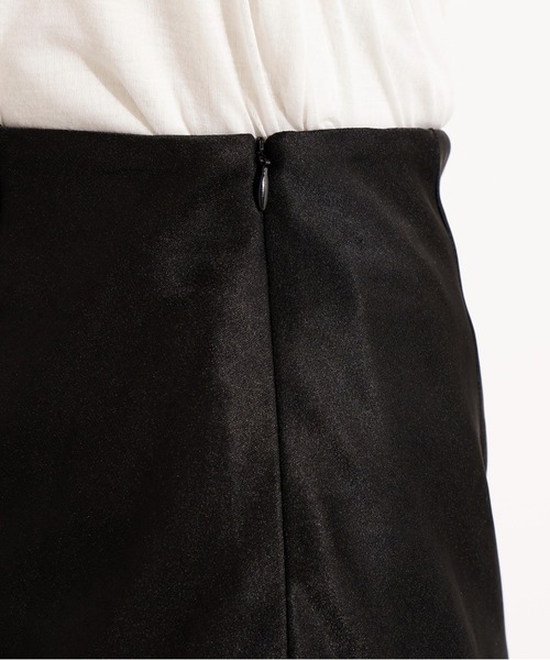 N.（N. Natural Beauty Basic）（エヌエヌナチュラルビューティーベーシック）の「【PS/低身長サイズ】サテンナロースカート（スカート・レディース・イエロー/ブラック/ブラウン/ホワイト系その他/ブラウン系その他・MEDIUM/PS/P/S）」の16枚目の写真