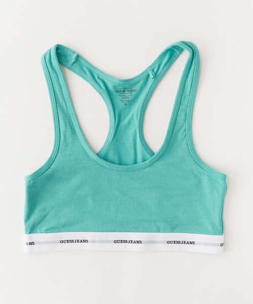 GUESS JEANS（ゲスジーンズ）の「GUESS JEANS/ゲスジーンズ GJ BRALETTE ブラレット（ブラジャー・レディース・ライトパープル/エメラルド・L/M/S）」の2枚目の写真