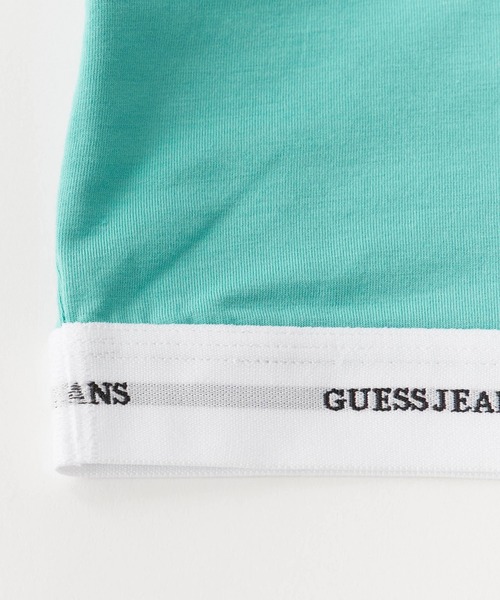 GUESS JEANS（ゲスジーンズ）の「GUESS JEANS/ゲスジーンズ GJ BRALETTE ブラレット（ブラジャー・レディース・ライトパープル/エメラルド・L/M/S）」の4枚目の写真