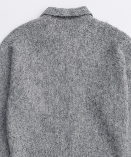 Soutien Collar Zip Knit Cardigan/ステンカラージップニットカーデ