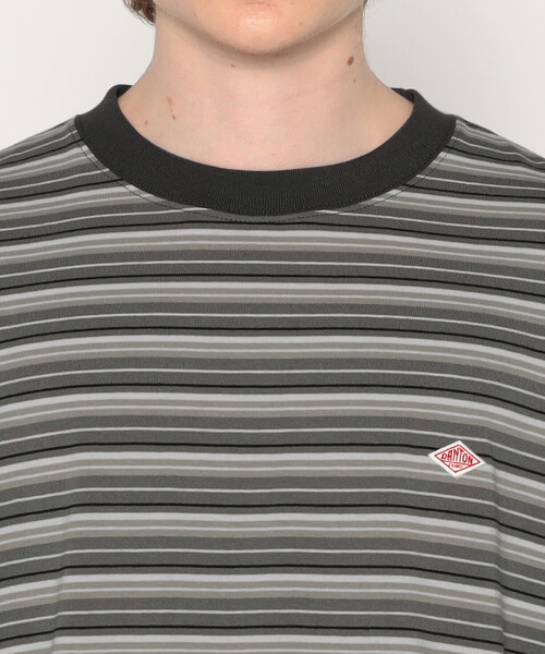 MEN'S LONG SLEEVE T-SHIRT STRIPE（Tシャツ/カットソー）｜DANTON