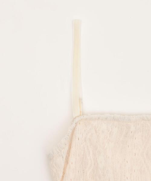 dispark（ディスパーク）の「DISPARK/レースフリルヘムキャミワンピ（ワンピース・レディース・アイボリー・FREE）」の3枚目の写真