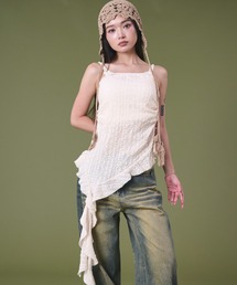 dispark | DISPARK/レースフリルヘムキャミワンピ(ワンピース)