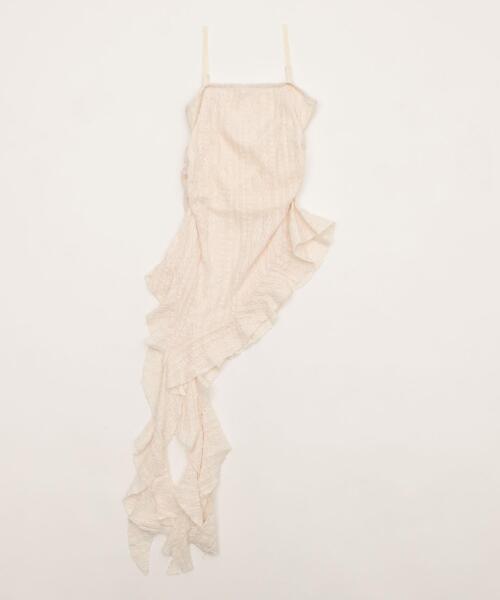 dispark（ディスパーク）の「DISPARK/レースフリルヘムキャミワンピ（ワンピース・レディース・アイボリー・FREE）」の10枚目の写真
