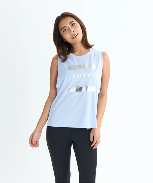 ROXY（ロキシー）の「BRIGHTEN YOUR LIFE T/ロキシー水陸両用速乾UVケアフロントプリントタンクトップ（水着）（タンクトップ・レディース・ブラック/ミント/ホワイト・LARGE/MEDIUM/SMALL）」の7枚目の写真