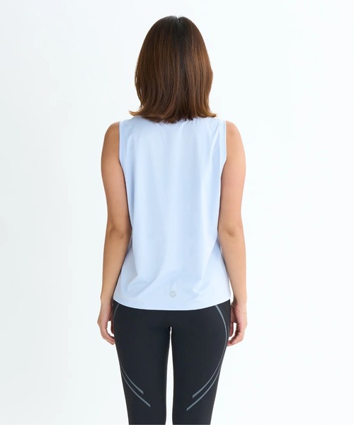 ROXY（ロキシー）の「BRIGHTEN YOUR LIFE T/ロキシー水陸両用速乾UVケアフロントプリントタンクトップ（水着）（タンクトップ・レディース・ブラック/ミント/ホワイト・LARGE/MEDIUM/SMALL）」の4枚目の写真